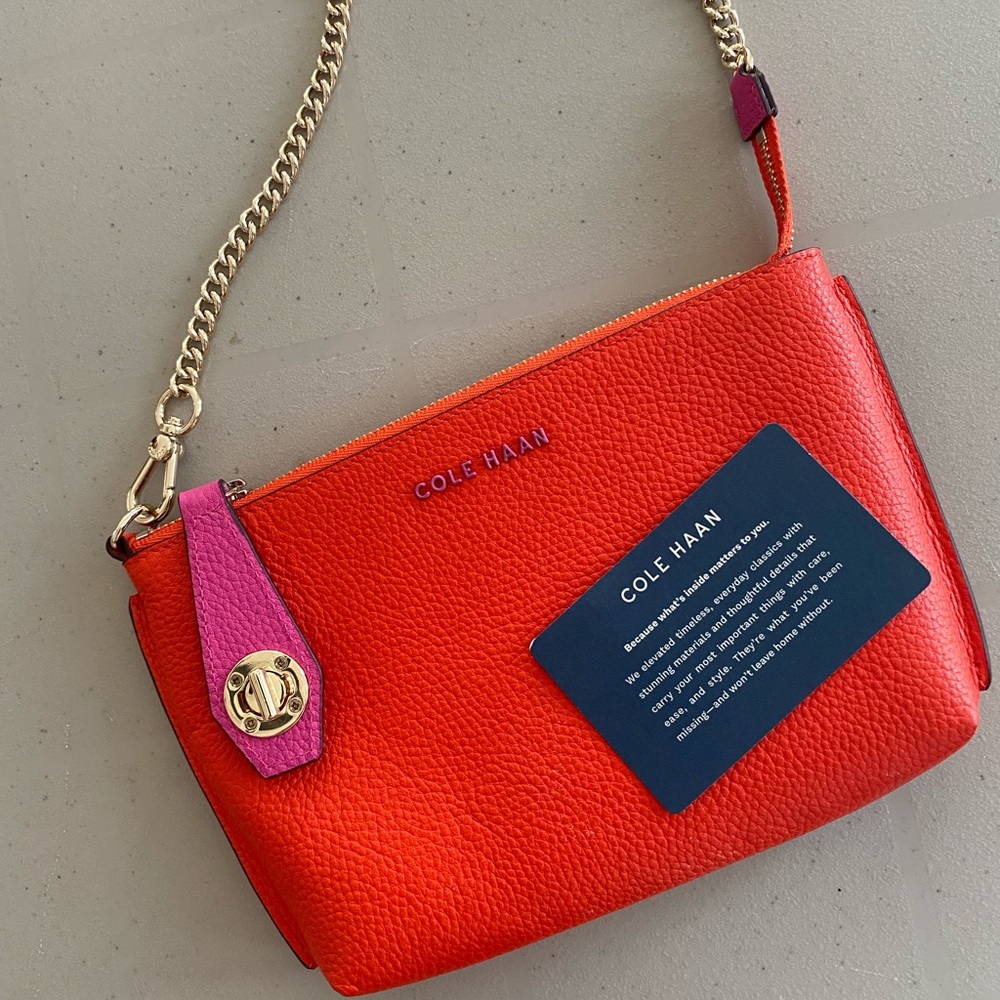 Cole Haan Blood Orange clutch